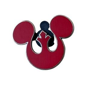 2008 Disney Trading Pin Star Wars Mickey Mouse Icon - Rebel Alliance Seal 59747